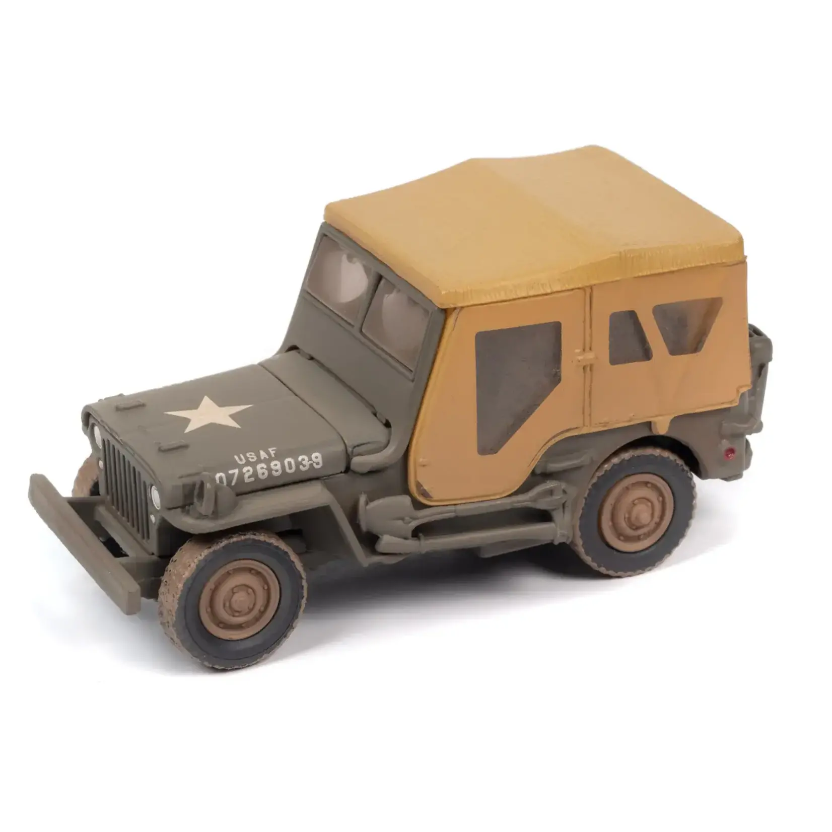 Johnny Lightning JLML009B2 Johnny Lightning Military MB Willys Jeep (Inchon to the Yalu Tactical Air Control Party)