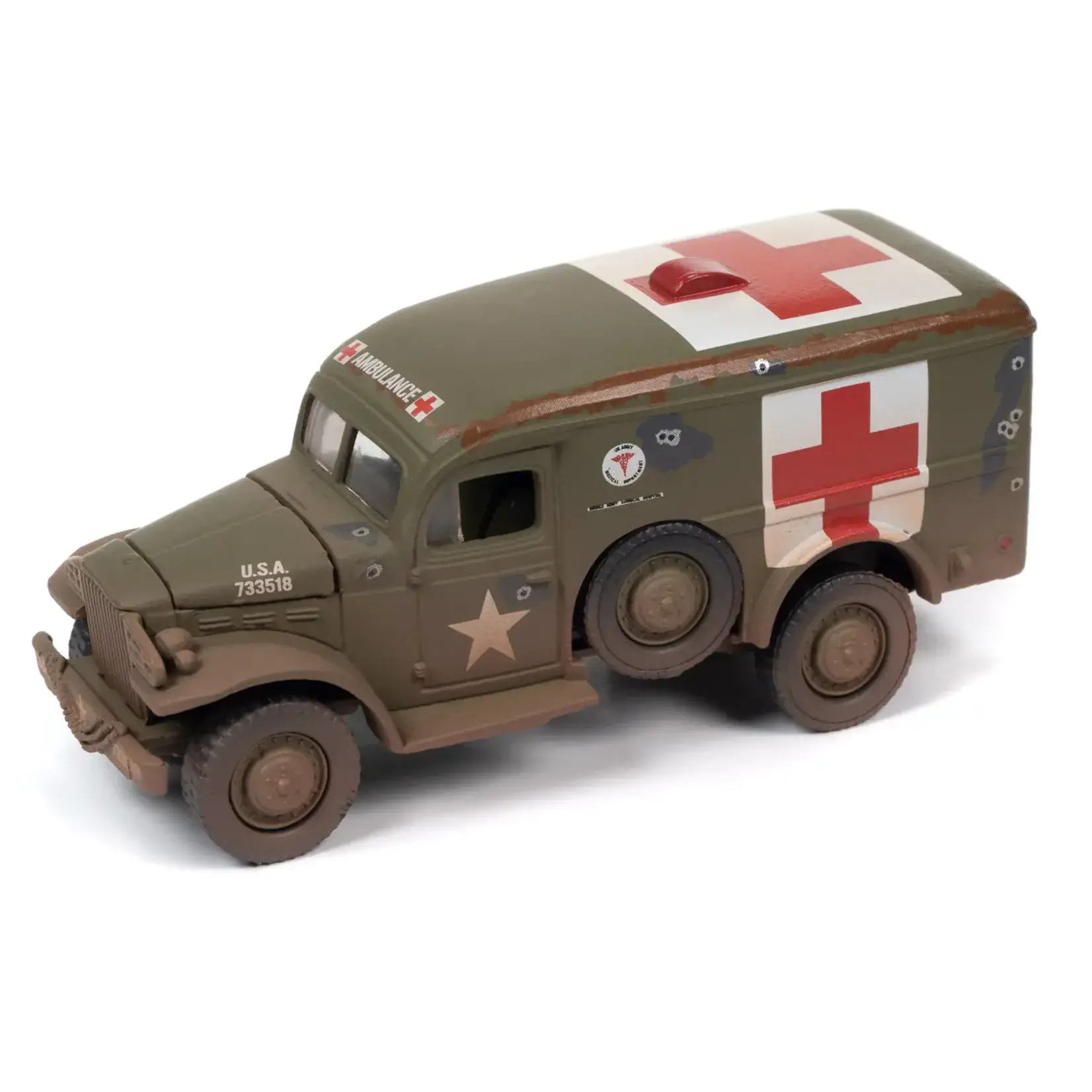 Johnny Lightning JLML009A3 Johnny Lightning Military Dodge WC54 Ambulance (Hungnam Evacuation (Miracle of Christmas))