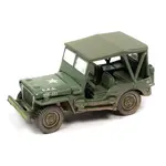 Johnny Lightning JLML007B6 Johnny Lightning Military Willys Jeep Aftermath of Operation Meetinghouse/Tokyo (1:64) (Olive Drab Dirty)