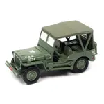 Johnny Lightning JLML007A6 Johnny Lightning Military Willys Jeep Return to the Philippines (1:64) (Olive Drab)