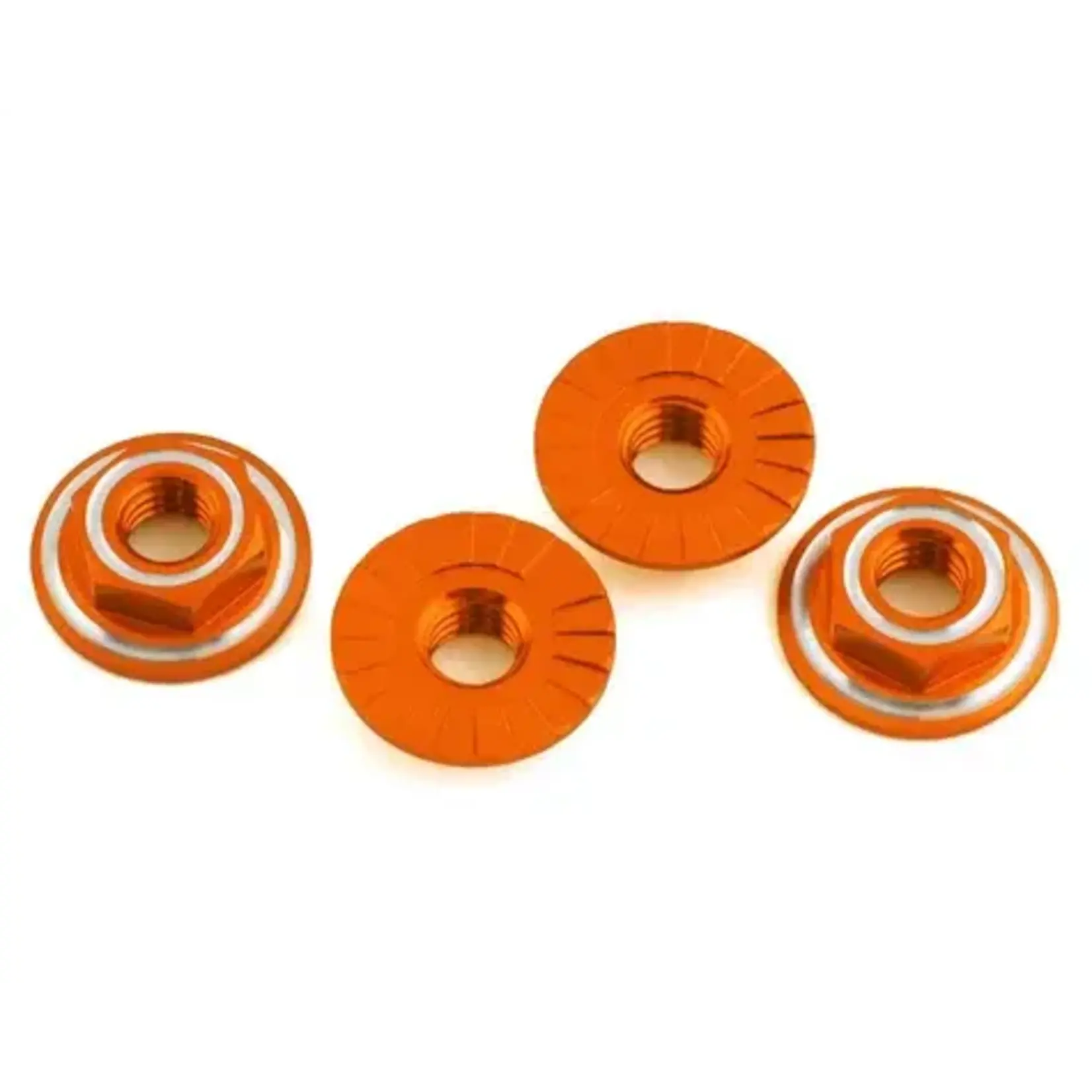 Avid RC AV10097-ORG Avid RC Ringer 4mm Wheel Nuts (Orange) (4)