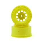 JConcepts JCO3351Y JConcepts 12mm Hex Hazard Short Course Wheels (Yellow) (2) (Slash)
