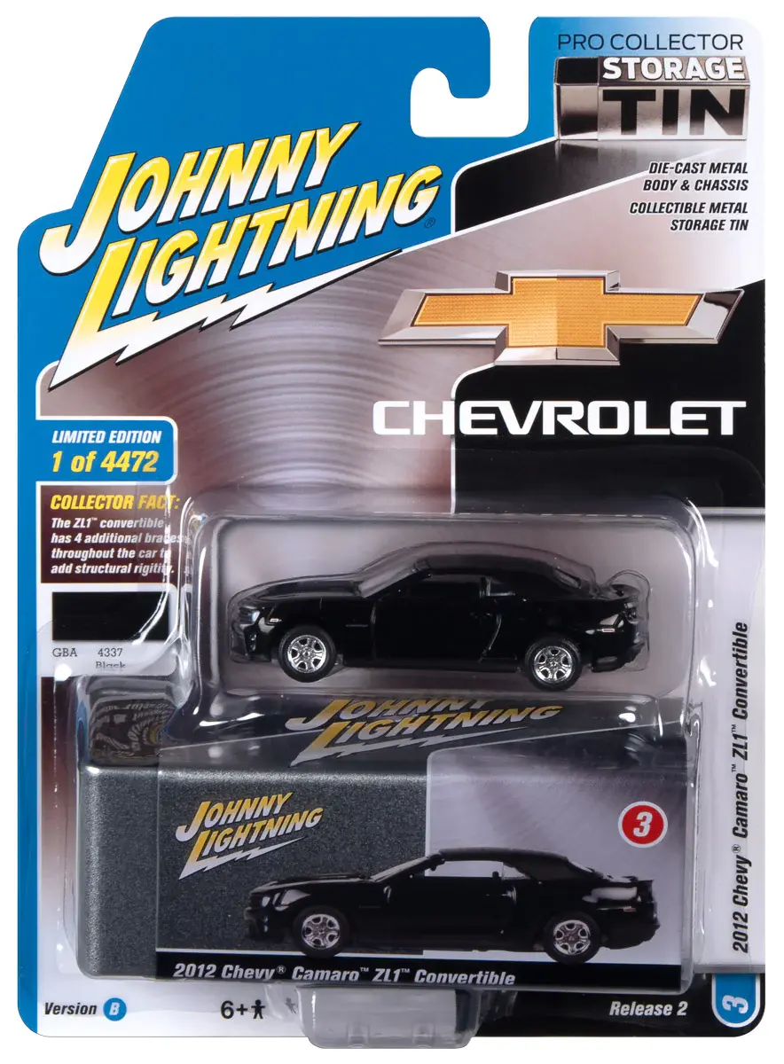 Johnny Lightning JLCT007camaro12black Johnny Lightning 2012