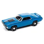 Johnny Lightning JLCG027A-3 Johnny Lightning 1970 Mercury Cougar Eliminator (Competiton Blue)