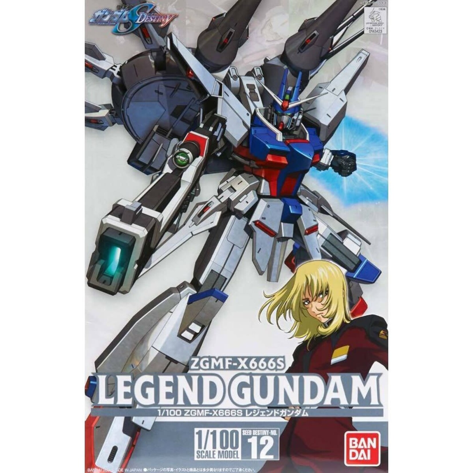 Bandai BAN1143423 Bandai 1/100 #12 Legend Gundam "Gundam SEED Destiny" NG