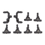 Team Associated ASC92415 Associated RC10B7 FT Caster and Steering Blocks, carbon