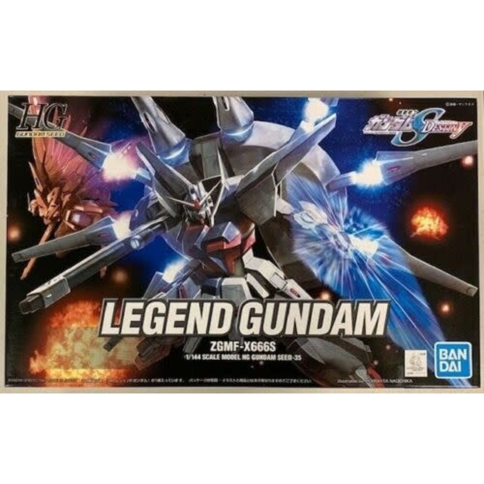 Bandai BAN1138414 Bandai HG #35 Legend Gundam "Gundam SEED Destiny" Bandai HG SEED