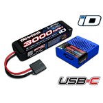 Traxxas TRA2985-2S Traxxas 2S Lipo Completer Pack 3000mAh7.4v 2 Cell 20C Lipo W/USB-C #2985 Charger