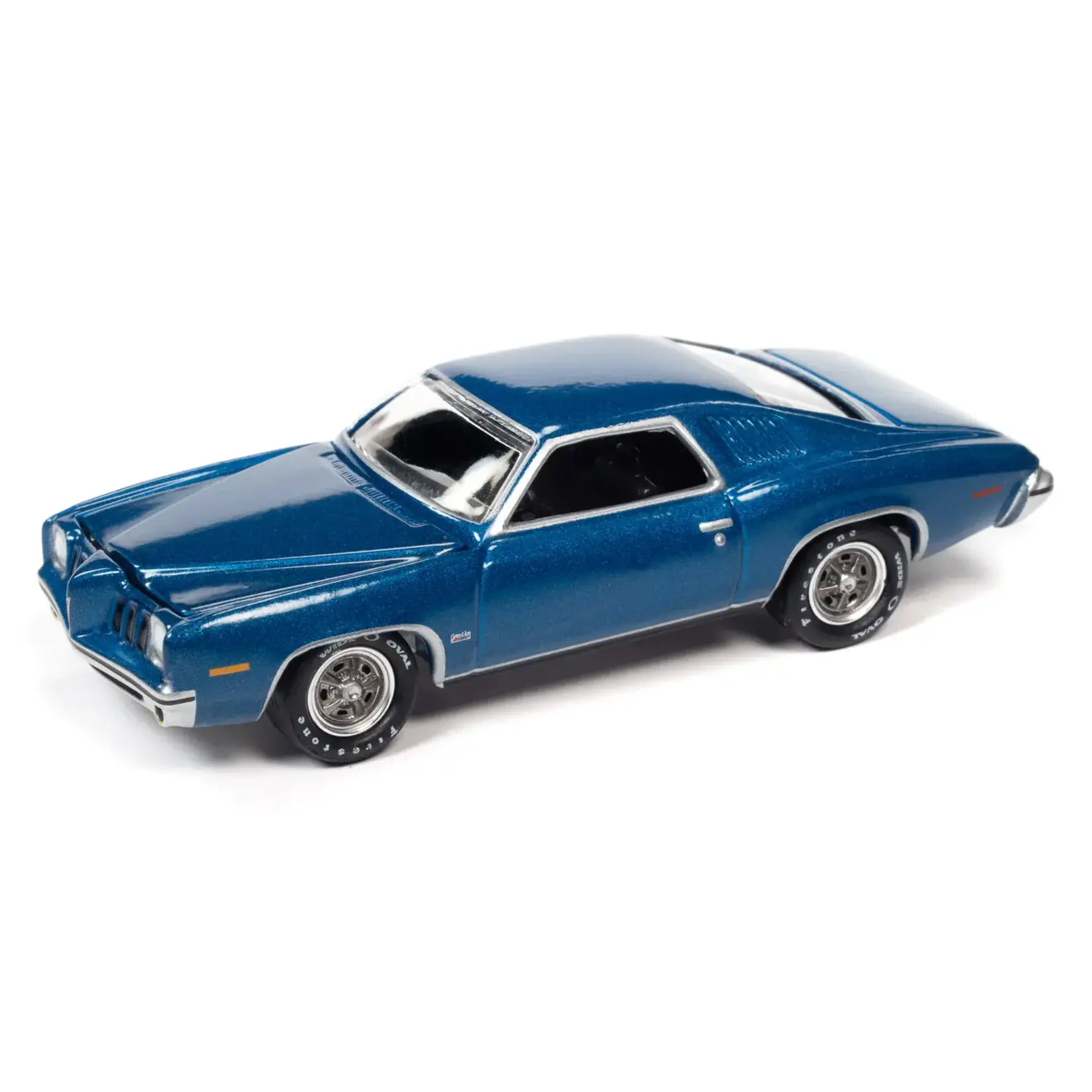 Johnny Lightning JLMC028A-1 Johnny Lightning 1973 Pontiac Grand Am (Regatta Blue poly)