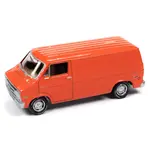 Johnny Lightning JLCG026A-5 Johnny Lightning 1976 Dodge Tradesman Van (Gloss Red-Orange)