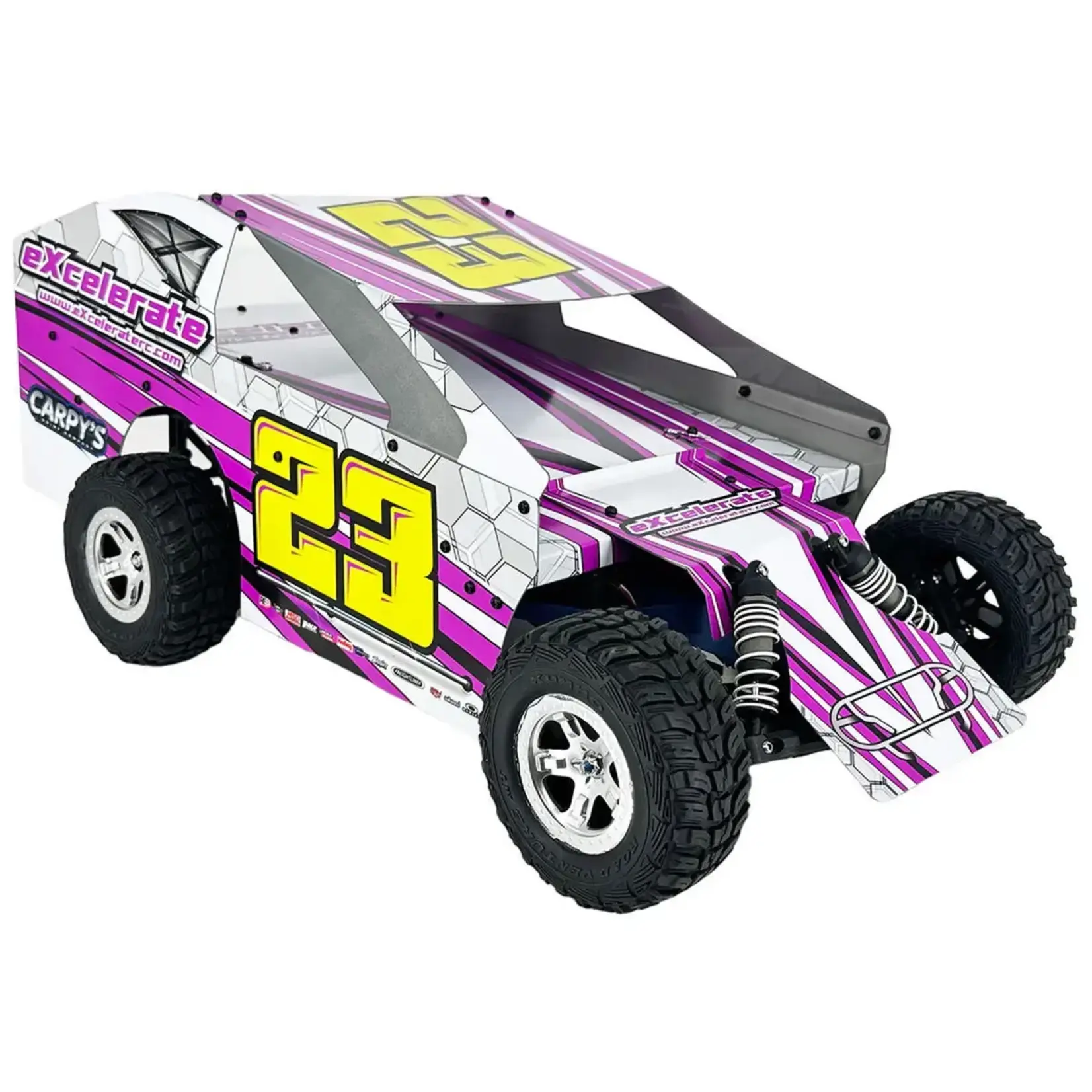 eXcelerate XCE-0500 eXcelerate Dirt Oval MudBoss Body (Clear)