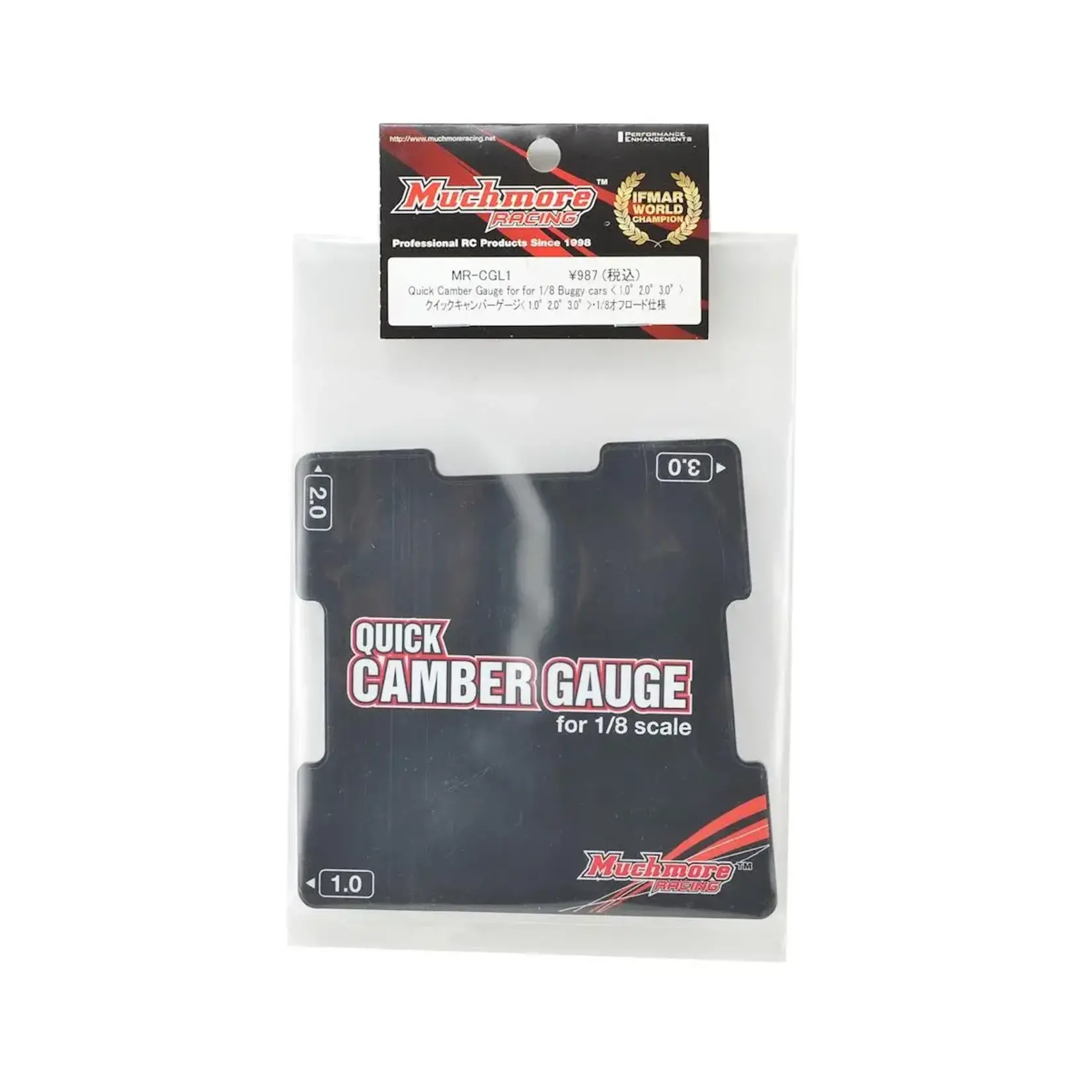 Muchmore MR-CGL1 Much More Quick Camber Gauge  for 1/8 Buggy cars