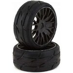 GRP GRPGTX03-XM5 GRP Tyres GT - TO3 Revo Belted Pre-Mounted 1/8 Buggy Tires (Black) (2) (XM5)