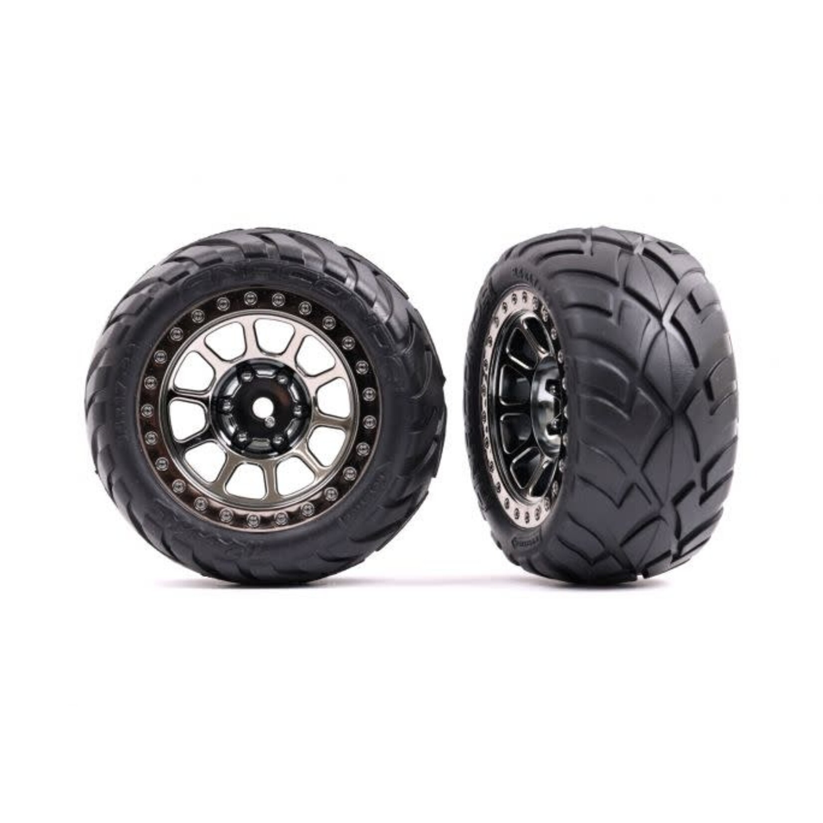 Traxxas TRA2478T Traxxas Bandit Multi-Spoke 2.2" Wheels with Anaconda Tires (2)