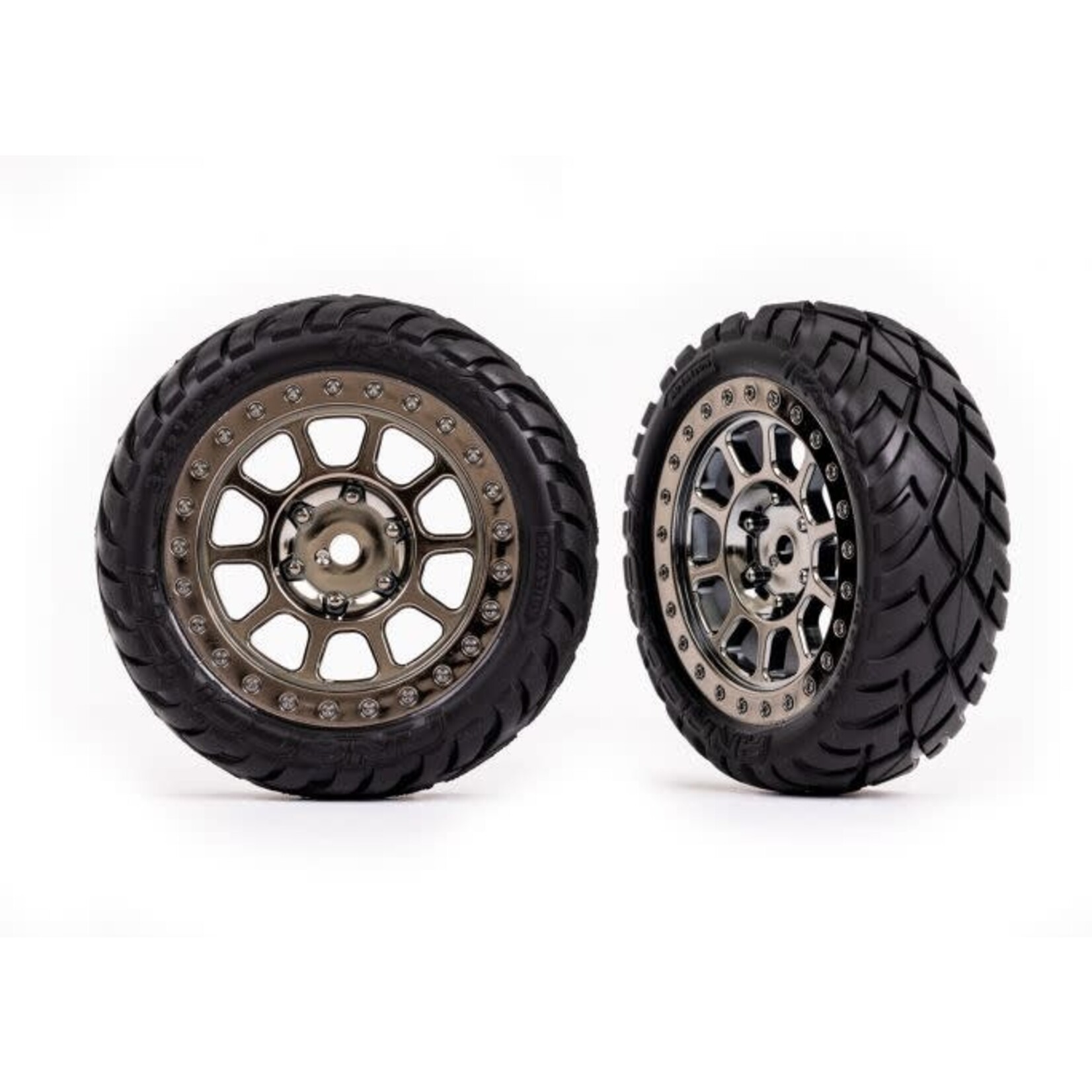 Traxxas TRA2479T Traxxas Multi-Spoke 2.2" Wheels with Anaconda Tires (2)