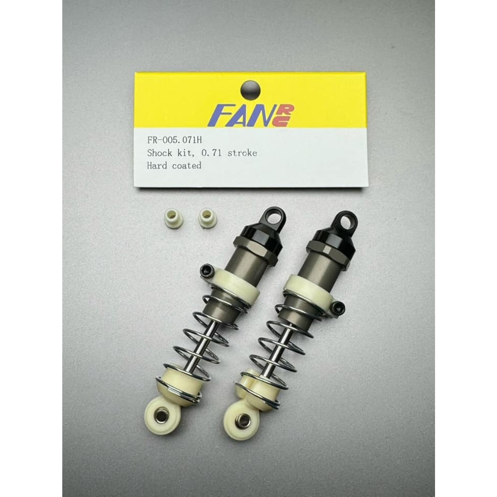 Fan RC FR-005.071H FanRC Shock Kit, 0.71 Stroke, Hard Coated Fits RC10
