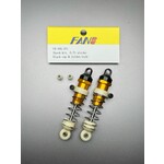 Fan RC FR-005.071 FanRC Shock Kit, 0.71 Stroke, Golden Body & Black Cap Fits RC10