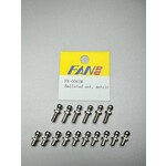 Fan RC FR-0061M FanRC Ball Stud Set, M3 Thread Fits RC10