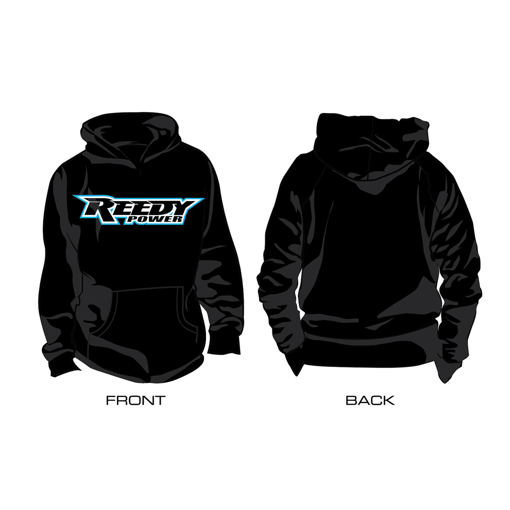 Reedy ASC97135 Team Associated Reedy W24 Pullover Hoodie (Black) Small
