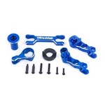 Traxxas TRA7746-BLUE Traxxas Steering Aluminum Blue Bellcrank/Support