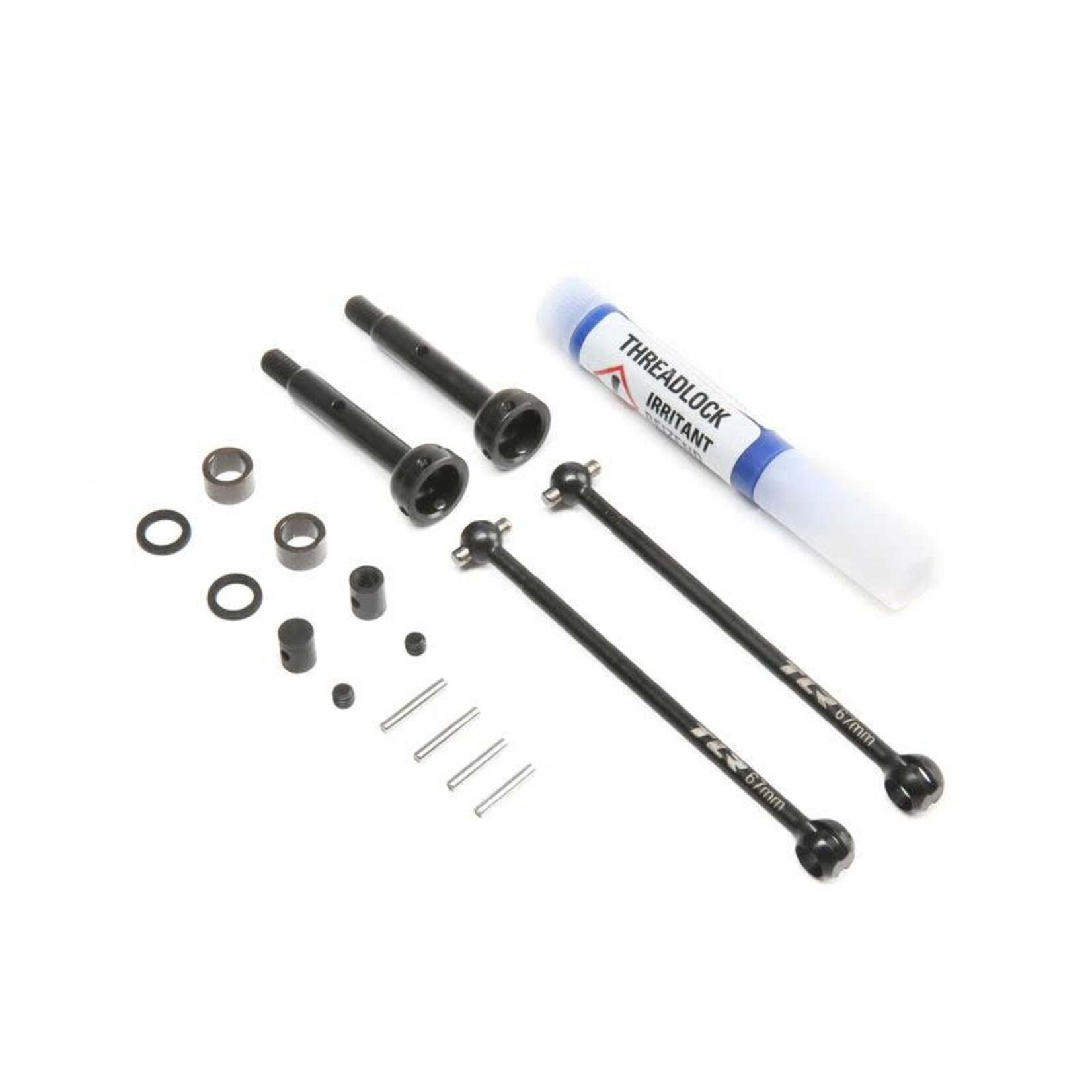 TLR TLR232051 TLR CVA Driveshaft Set Complete, 67mm: 22 3.0