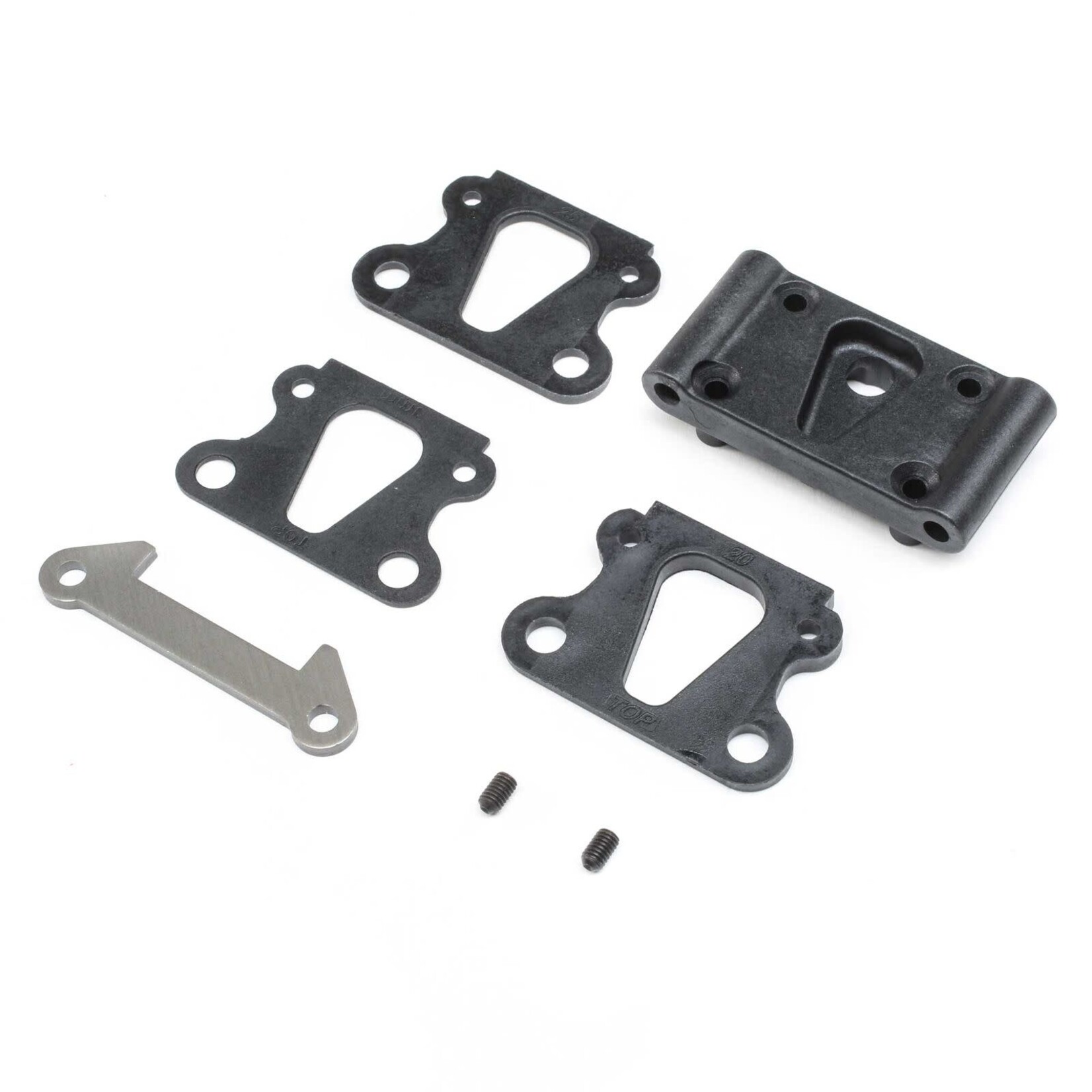 TLR TLR234109 TLR Front Pivot, w/Brace & Kick Shims: All 22