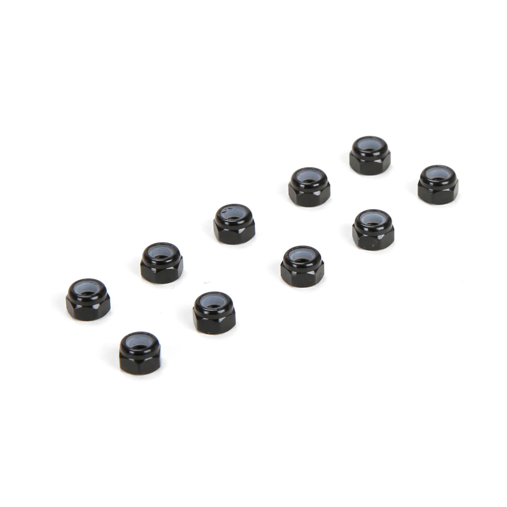 TLR TLR336004 TLR M3 Aluminum Lock Nuts, Black (10)