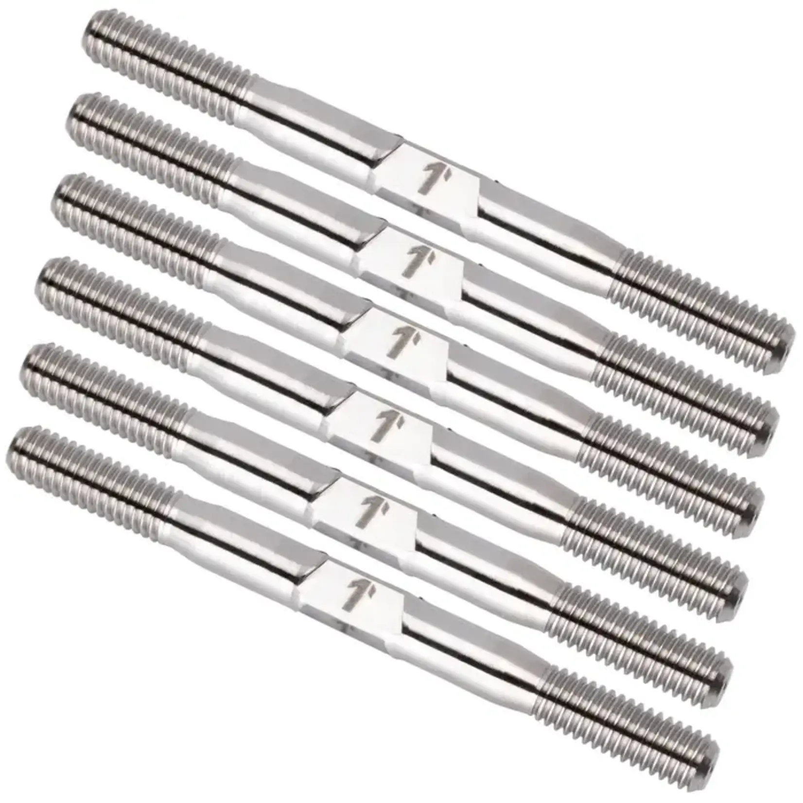 1UP 1UP740915 1up Racing Pro Duty Ti Turnbuckle Set- B7- Raw Finish