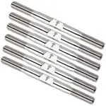 1UP 1UP740925 1up Racing Pro Duty Titanium Turnbuckles - TLR 22 5.0 Raw
