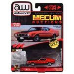 Auto World AWSP159 Auto World Mecum 1971 Ford Mustang Boss 351 (Calypso Coral)