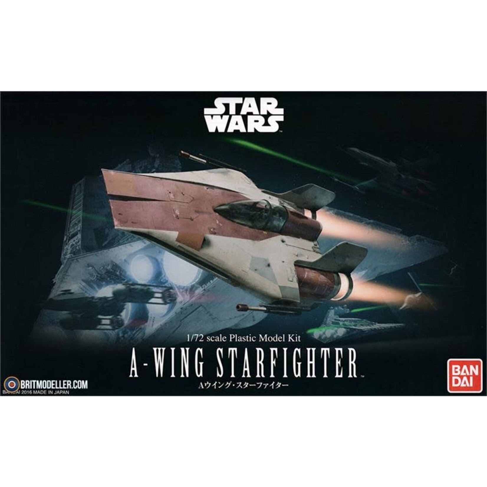 Bandai BAN2333767 Bandai A-Wing Starfighter 1/72 Star Wars