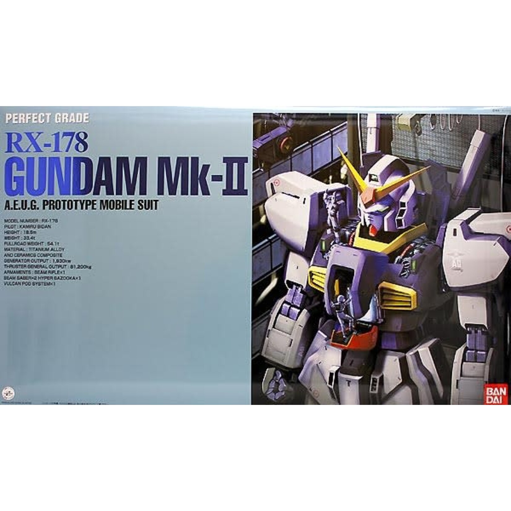 Bandai BAN1106047 Bandai PG Gundam Mk-II (AEUG) "Z Gundam"