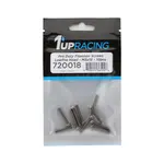 1UP 1UP720018 1Up Racing Pro Duty Titanium Screws - LowPro Head - M3x18 - 10pcs
