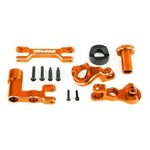 Traxxas TRA7843-ORNG Traxxas X-Series Orange Aluminum Steering Bellcrank Assembly