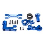 Traxxas TRA7843-BLUE Traxxas X-Series Blue Aluminum Steering Bellcrank Assembly