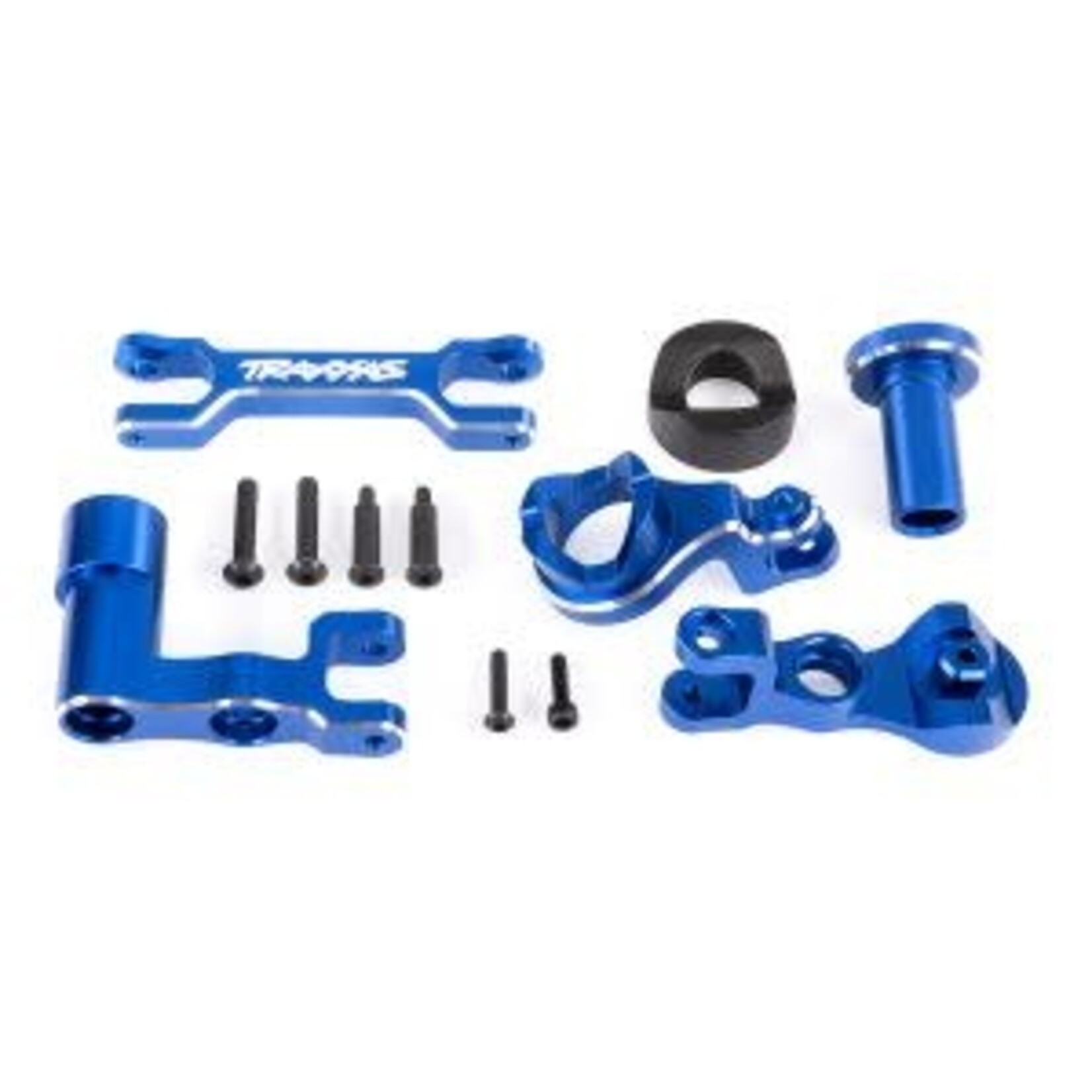 Traxxas TRA7843-BLUE Traxxas X-Series Blue Aluminum Steering Bellcrank Assembly