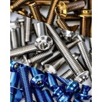 1UP 1UP710012-BRONZE 1Up Racing Pro Duty Titanium Upper Screw Set - AE B74.2/B74.2D- Bronze