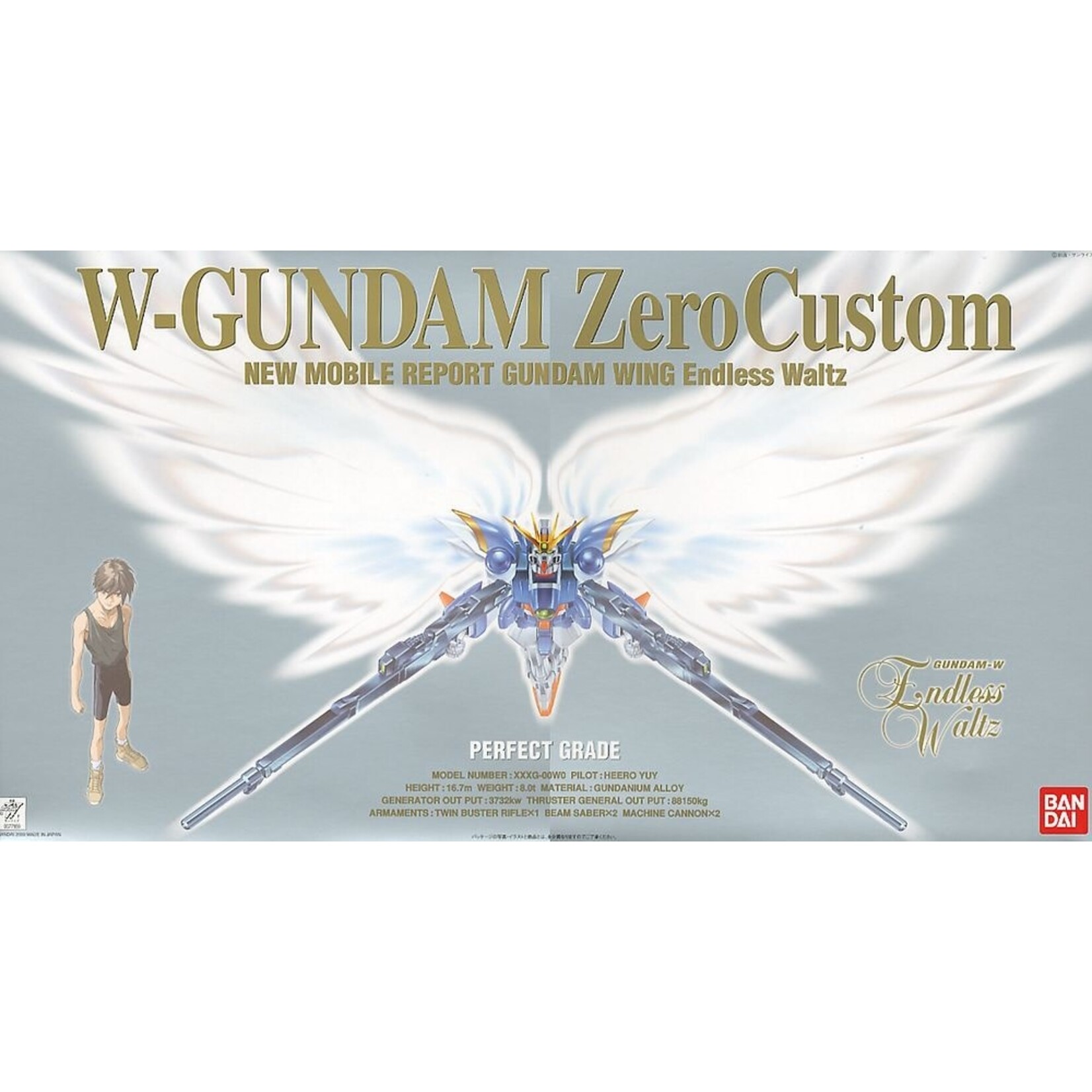Bandai BAN1077659 Bandai PG Wing Gundam Zero (EW), "Gundam Wing: Endless Waltz"