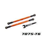 Traxxas TRA7897-ORNG  Traxxas Orange 188 mm WideMaxx TUBES Aluminum Toe Links