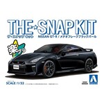 Aoshima AOS-05640 Aoshima 1/32 SNAP KIT #07-C Nissan GT-R (Meteor Flake Black Pearl)