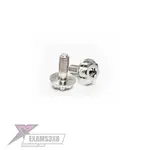 Team Exalt EXAMS3X8 Team Exalt Exalt "Surelock" Titanium 2 in 1 Motor Screw Kit (2)