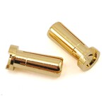 ProTek RC PTK-5045 ProTek RC Low Profile 5mm "Super Bullet" Solid Gold Connectors (2 Male)