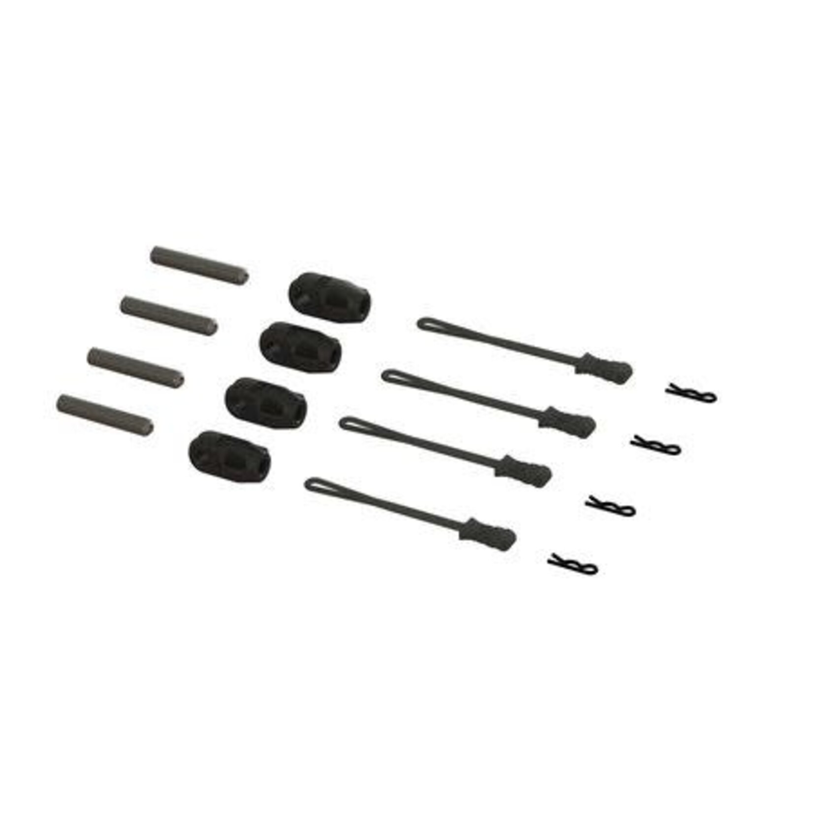 Arrma ARA320477 Arrma Brace Rod Ends with Pins And Retainers (4)