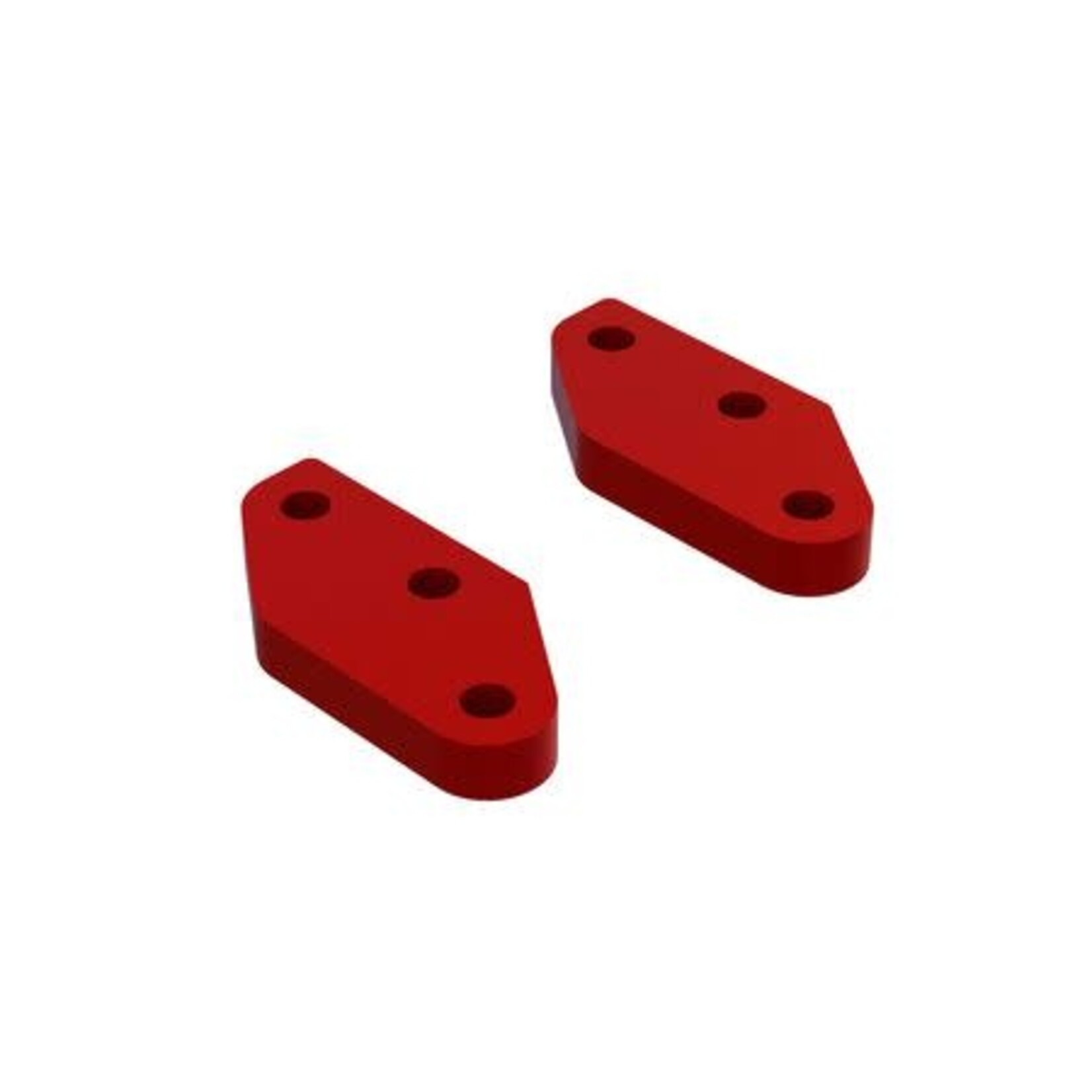 Arrma ARA340158 Arrma Aluminum Steering Plate A (Red) (2)