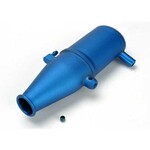 Traxxas **TRA5342 Traxxas Revo Tuned pipe, aluminum, blue anodized