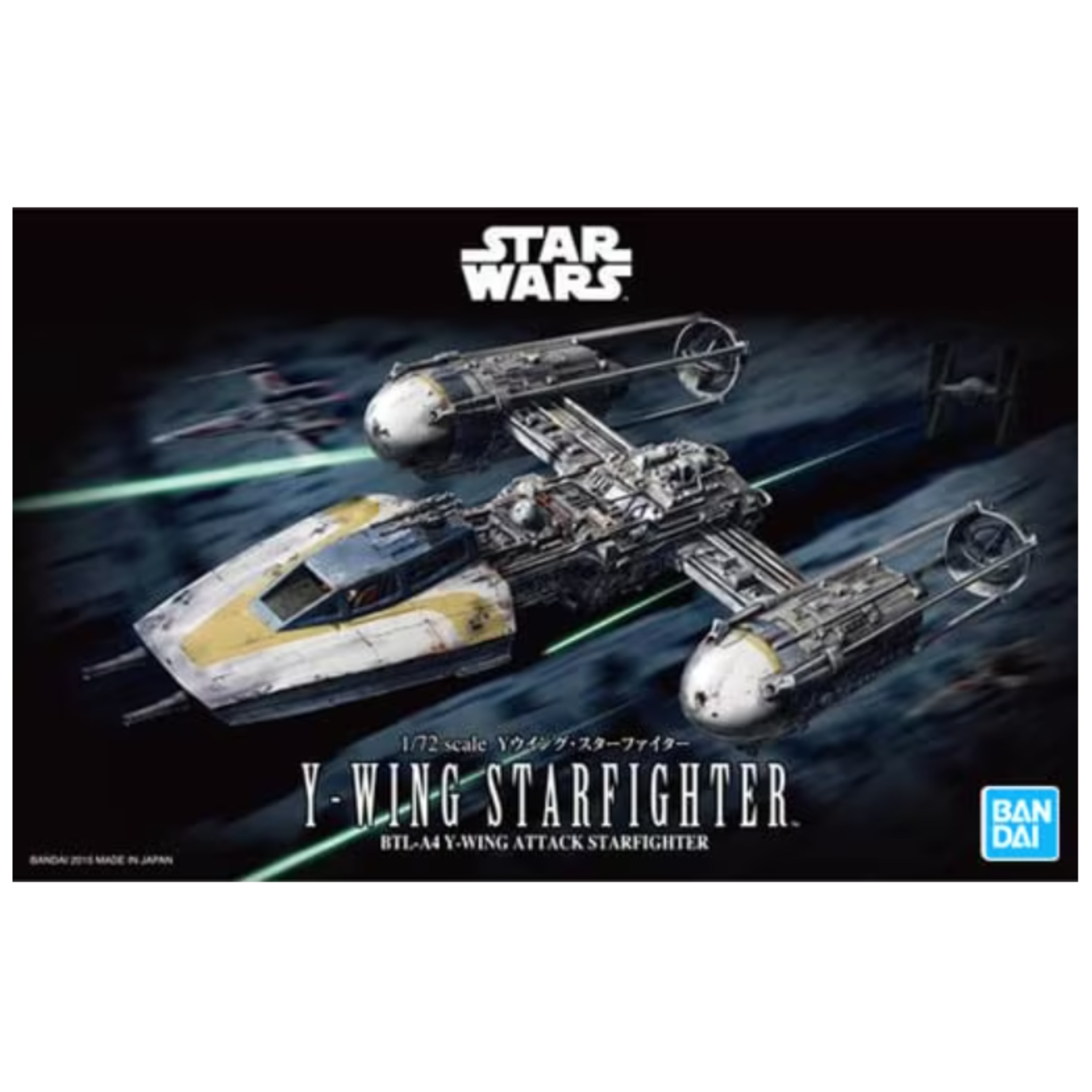 Bandai BAN2378838 Bandai Y-Wing Starfighter "Star Wars" 1/72 Plastic Model