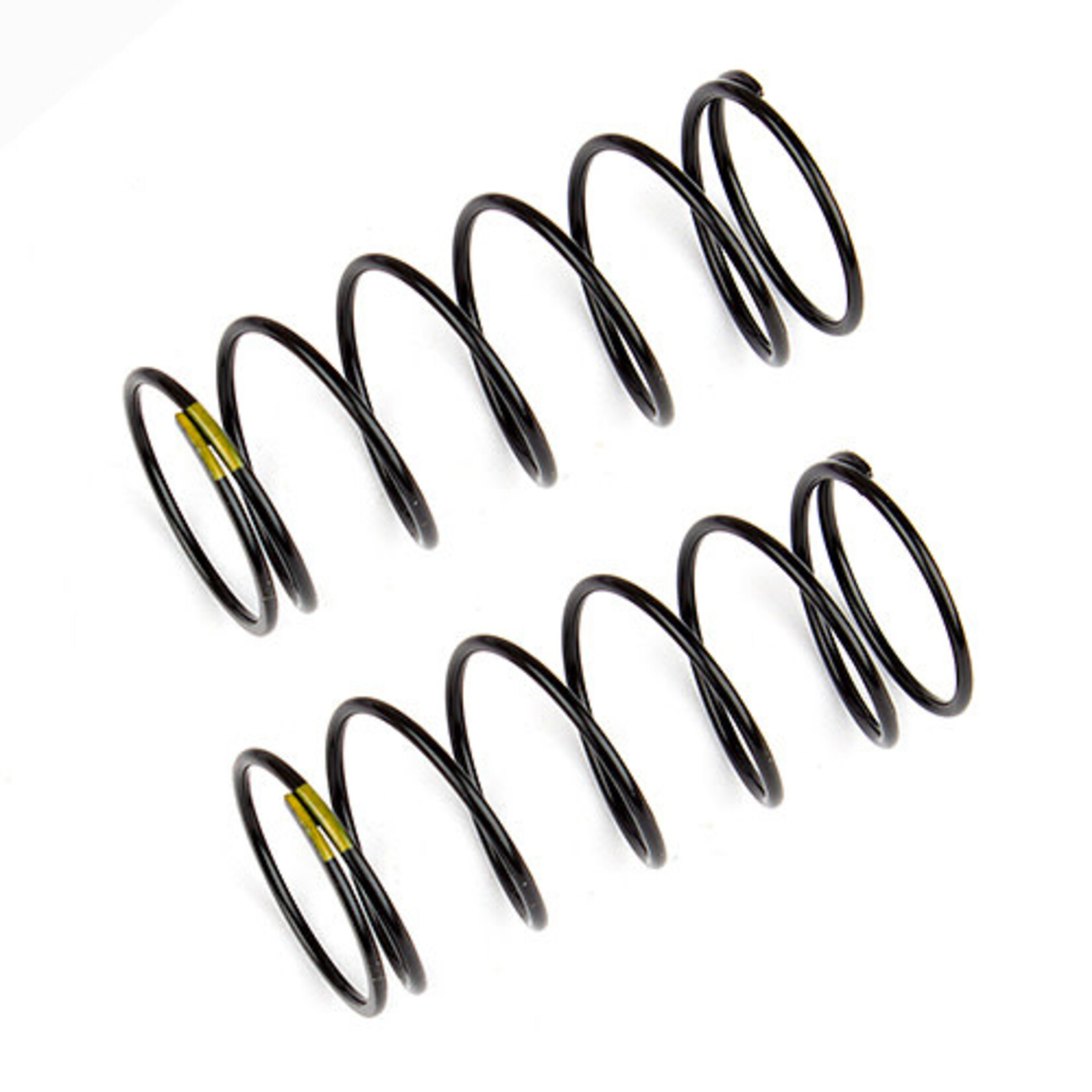 Team Associated ASC91834 Associated 12mm Front Shock Spring (2) (Yellow/4.30lbs) (44mm Long)