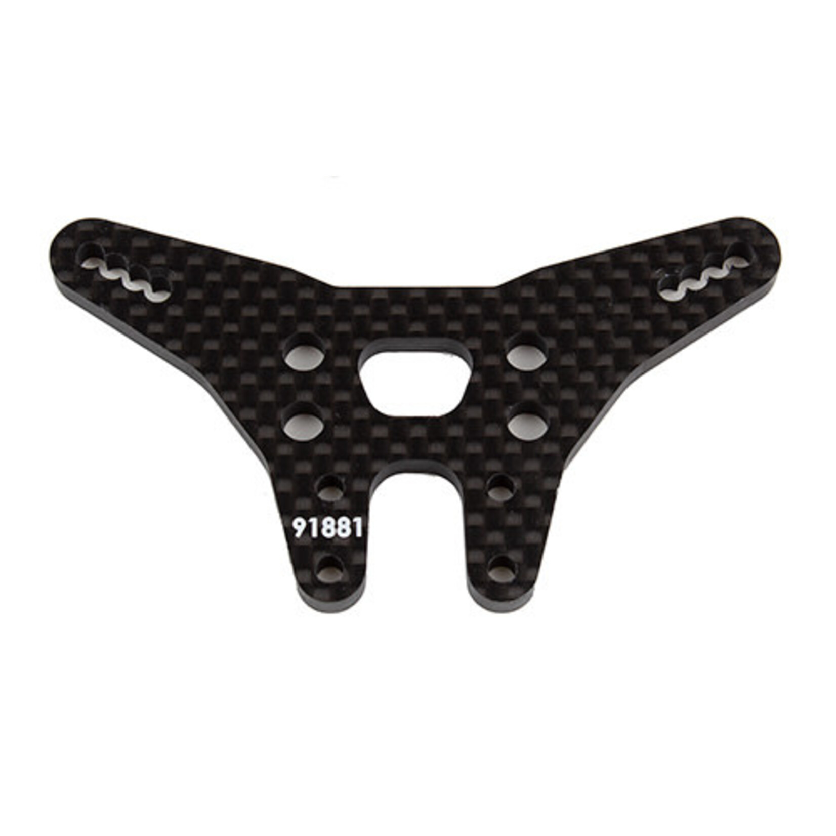 Team Associated ASC91881 Associated RC10B6.3 Carbon Fiber "Wide Gull-Wing" Rear Shock Tower