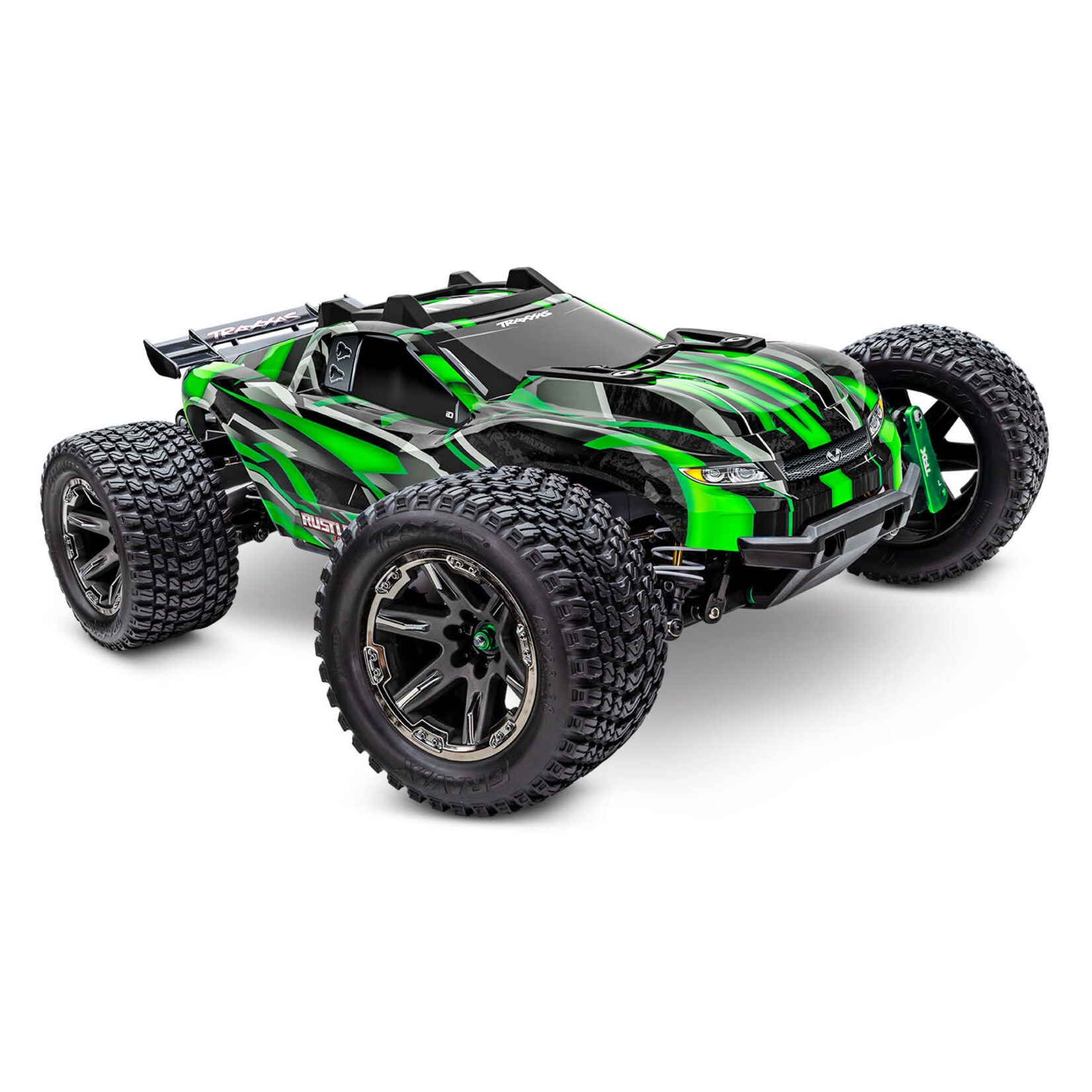 Traxxas TRA67097-4-GRN Traxxas Rustler 4X4 Ultimate Green