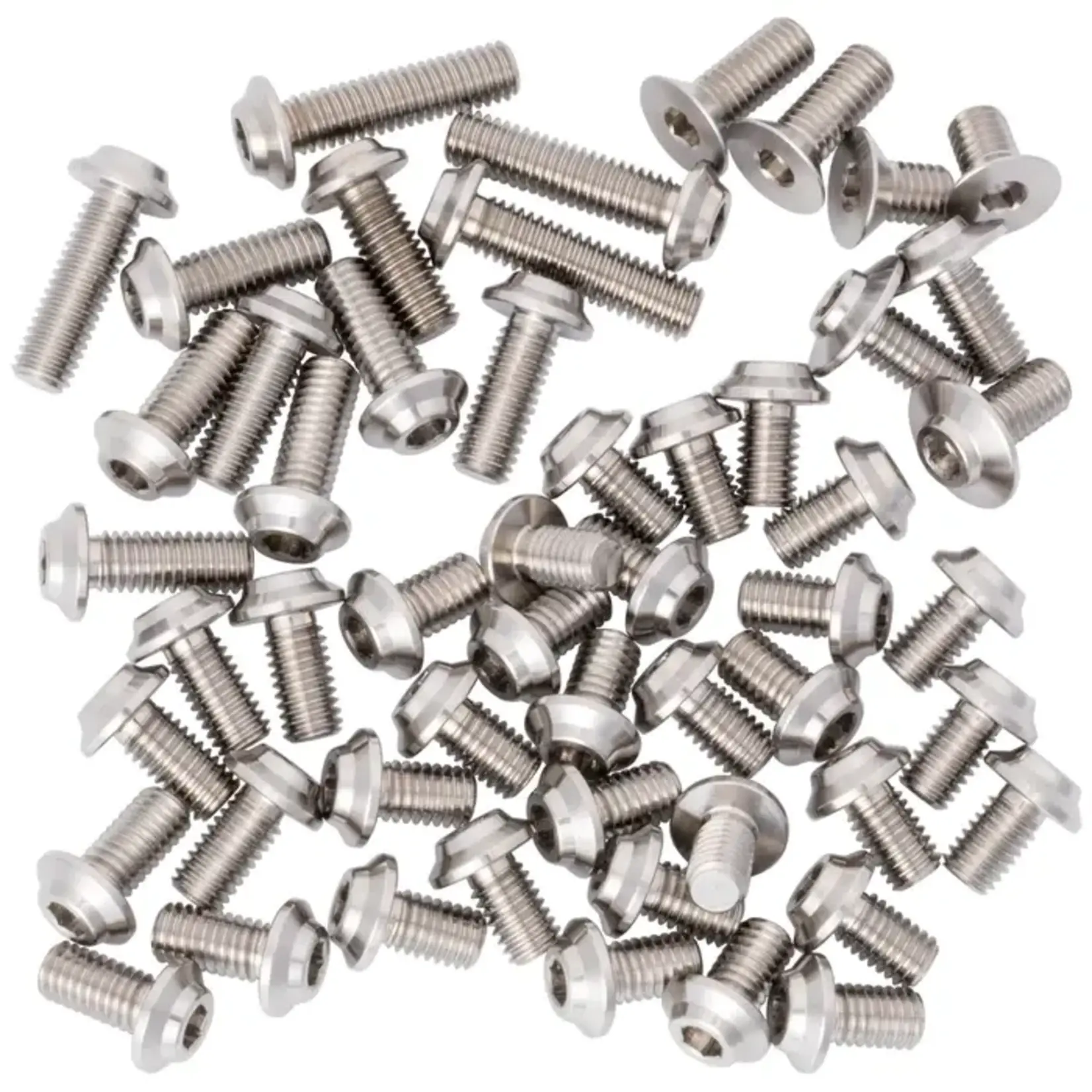 1UP 1UP710055 1Up Pro Duty Titanium Upper Screw Sets Schumacher Cougar LD3- Polished